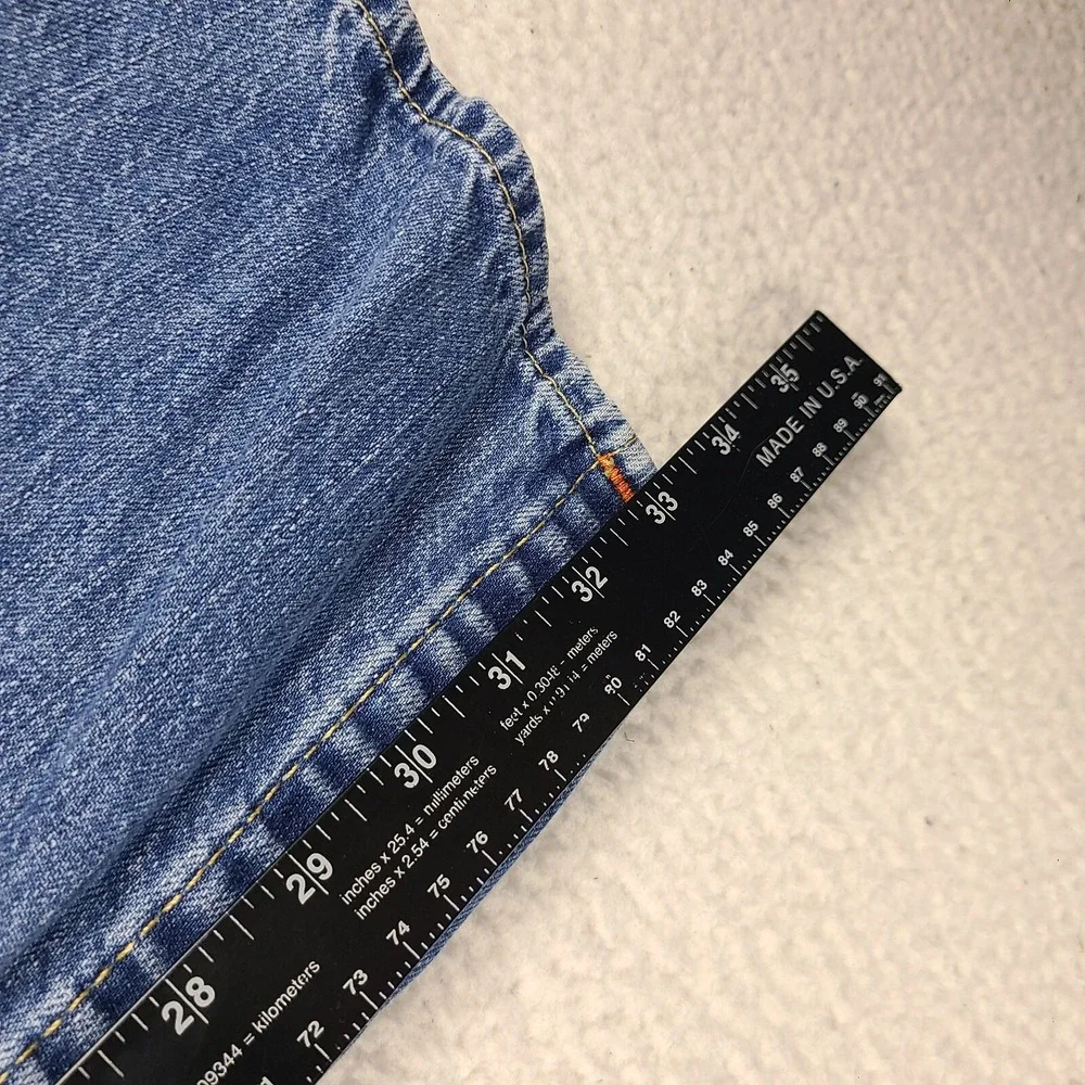 True Religion Jeans Mens 36x33 Blue Straight 100% Cotton‎ Medium Wash Denim